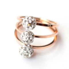 Stainless steel jewelry fashion ring wholesale