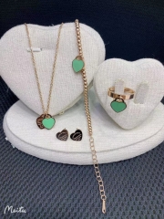 Stainless steel jewelry Necklace Bracelet Ring Earrings Wholesale