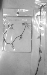 Stainless steel jewelry Necklace Bracelet Ring Earrings Wholesale