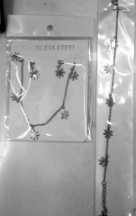 Stainless steel jewelry Necklace Bracelet Ring Earrings Wholesale