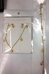 Stainless steel jewelry Necklace Bracelet Ring Earrings Wholesale