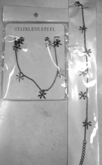 Stainless steel jewelry Necklace Bracelet Ring Earrings Wholesale