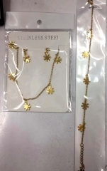 Stainless steel jewelry Necklace Bracelet Ring Earrings Wholesale