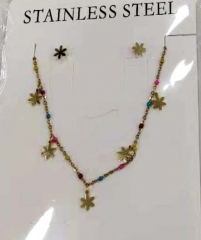 Stainless steel jewelry Necklace Earrings set Wholesale