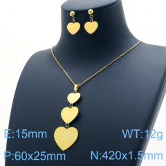 Stainless steel jewelry Necklace  Earrings Wholesale