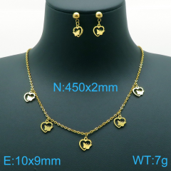 Stainless steel jewelry Necklace  Earrings Wholesale