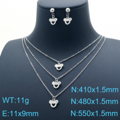 Stainless steel jewelry Necklace  Earrings Wholesale