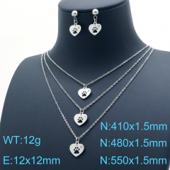 Stainless steel jewelry Necklace  Earrings Wholesale