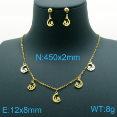 Stainless steel jewelry Necklace  Earrings Wholesale