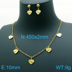 Stainless steel jewelry Necklace  Earrings Wholesale
