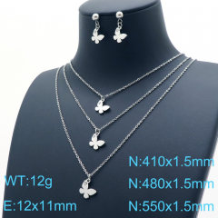 Stainless steel jewelry Necklace  Earrings Wholesale