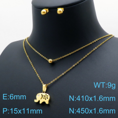 Stainless steel +copper jewelry Necklace  Earrings Wholesale