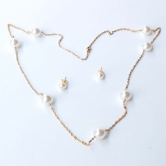 Stainless steel  jewelry Necklace Earrings Wholesale