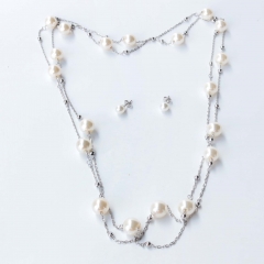 Stainless steel  jewelry Necklace Earrings Wholesale