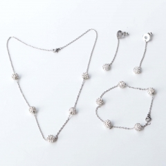 Stainless steel  jewelry Necklace Earrings Wholesale