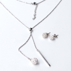 Stainless steel  jewelry Necklace Earrings Wholesale