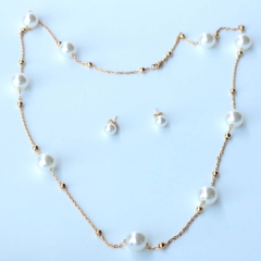 Stainless steel  jewelry Necklace Earrings Wholesale