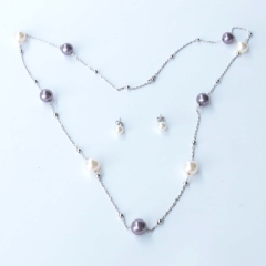 Stainless steel  jewelry Necklace Earrings Wholesale