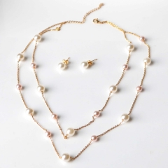 Stainless steel  jewelry Necklace Earrings Wholesale
