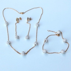 Stainless steel  jewelry Necklace Earrings Wholesale