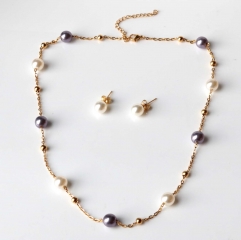 Stainless steel  jewelry Necklace Earrings Wholesale