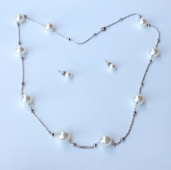 Stainless steel  jewelry Necklace Earrings Wholesale