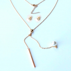 Stainless steel  jewelry Necklace Earrings Wholesale