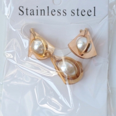 Stainless steel jewelry Earrings necklaces  set Wholesale