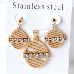 Stainless steel jewelry Earrings necklaces  set Wholesale