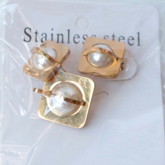 Stainless steel jewelry Earrings necklaces  set Wholesale