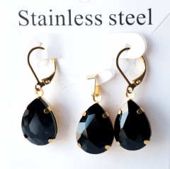 Stainless steel jewelry Earrings necklaces  set Wholesale