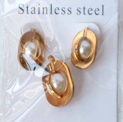 Stainless steel jewelry Earrings necklaces  set Wholesale