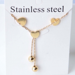Stainless steel jewelry Earrings necklaces  set Wholesale