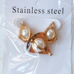 Stainless steel jewelry Earrings necklaces  set Wholesale