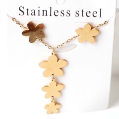 Stainless steel jewelry Earrings necklaces  set Wholesale