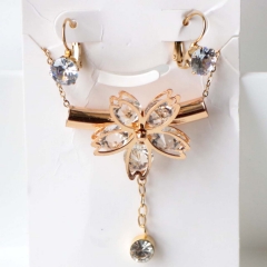 Stainless steel jewelry Earrings necklaces  set Wholesale