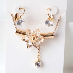 Stainless steel jewelry Earrings necklaces  set Wholesale