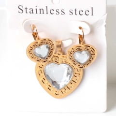 Stainless steel jewelry Earrings necklaces  set Wholesale