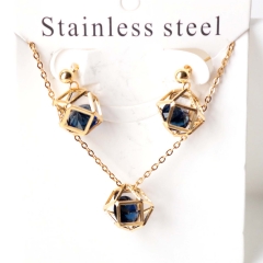 Stainless steel jewelry Earrings necklaces  set Wholesale