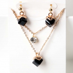 Stainless steel jewelry Earrings necklaces  set Wholesale