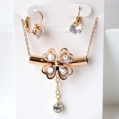 Stainless steel jewelry Earrings necklaces  set Wholesale