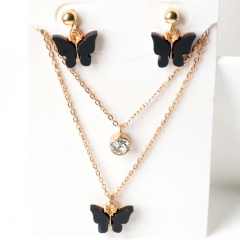 Stainless steel jewelry Earrings necklaces  set Wholesale