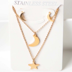 Stainless steel jewelry Earrings necklaces  set Wholesale