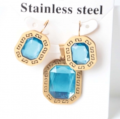 Stainless steel jewelry Earrings necklaces  set Wholesale