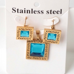 Stainless steel jewelry Earrings necklaces  set Wholesale