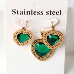 Stainless steel jewelry Earrings necklaces  set Wholesale