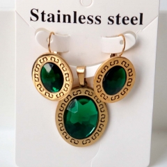 Stainless steel jewelry Earrings necklaces  set Wholesale