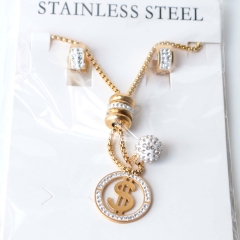 Stainless steel jewelry Earrings necklaces  set Wholesale