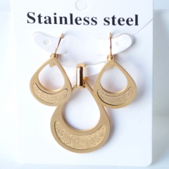 Stainless steel jewelry Earrings necklaces  set Wholesale