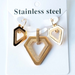 Stainless steel jewelry Earrings necklaces  set Wholesale